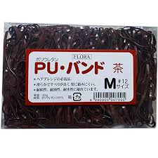 スズラン PUバンド 40g #12(Mサイズ) 茶
